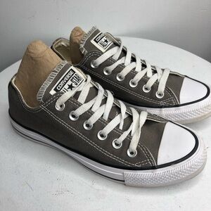 Converse Chuck Taylor All Star Ox Low Top Classic Charcoal Sneaker SZ 7. RR1